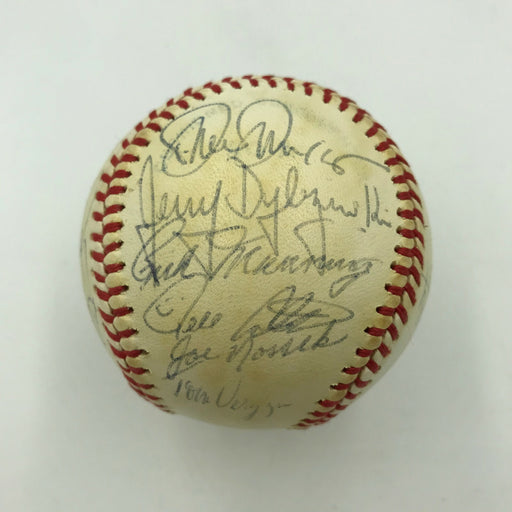 1980 Cleveland Indians Team Signed Autographed American League Baseball
