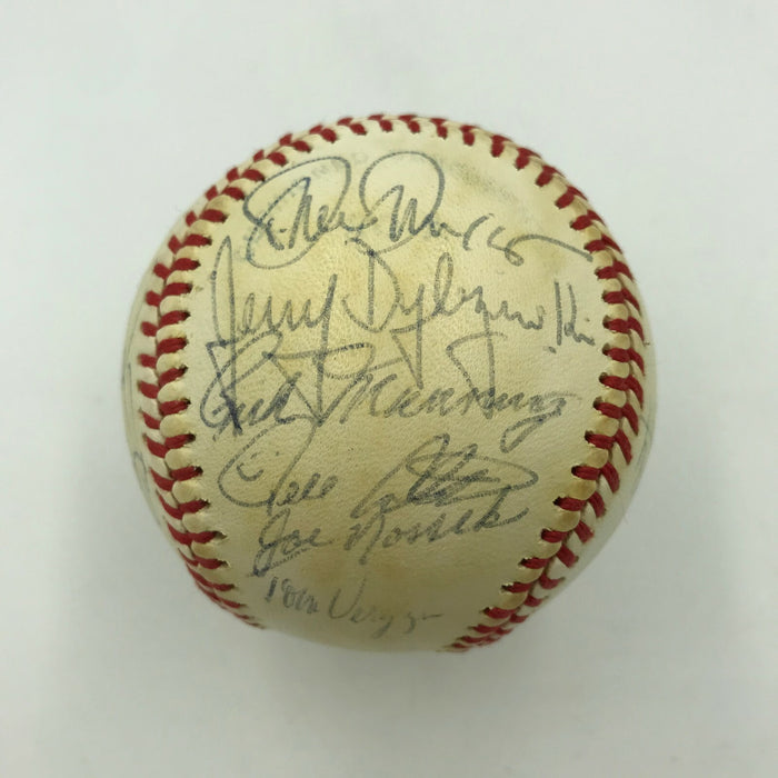 1980 Cleveland Indians Team Signed Autographed American League Baseball
