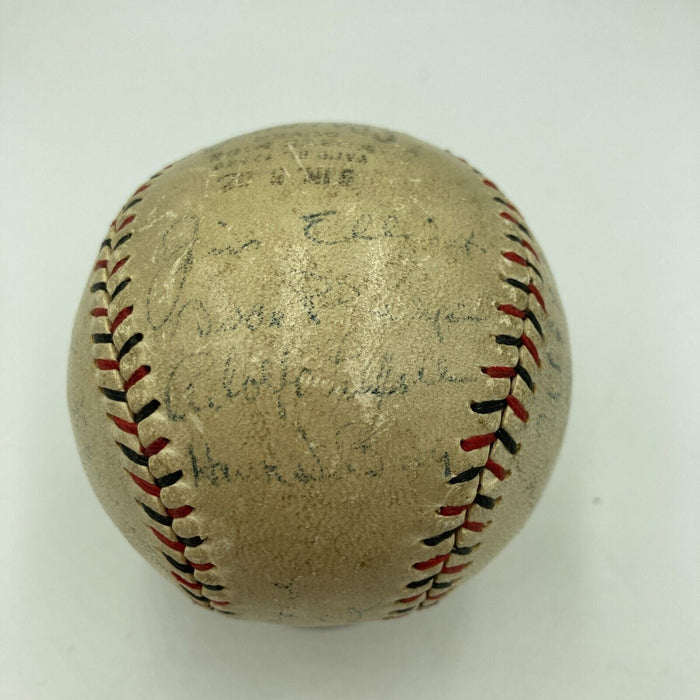 Wilbert Robinson & Rabbit Maranville 1930 Boston Braves Signed Baseball JSA COA