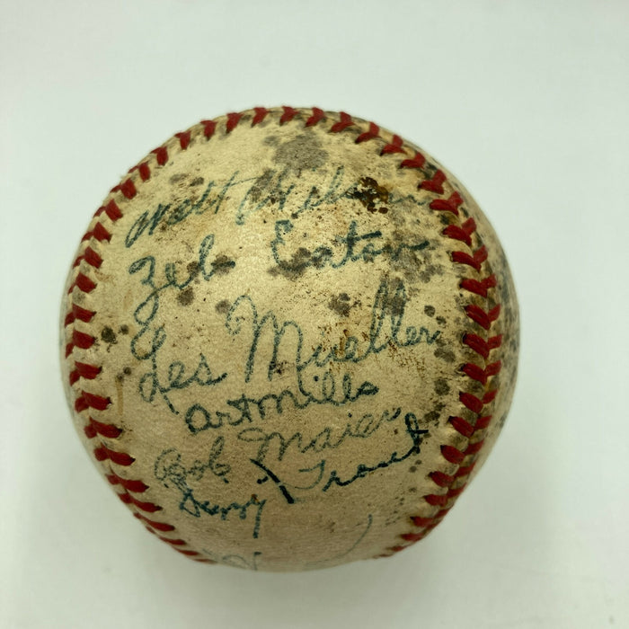 1945 Detroit Tigers World Series Champs Team Signed Baseball PSA DNA COA