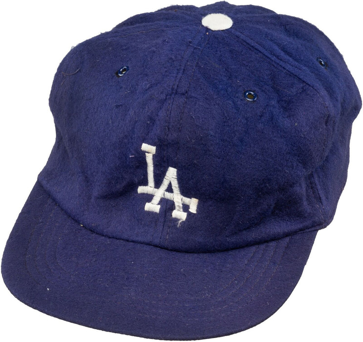 1960's Walter O'Malley Signed Los Angeles Dodgers Game Model Hat Cap PSA DNA COA