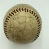 Babe Ruth & Honus Wagner 1933 World Series Signed Game Used Baseball JSA COA