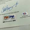 Ted Williams "Does A Great Job" Signed Inscribed Baseball PSA DNA