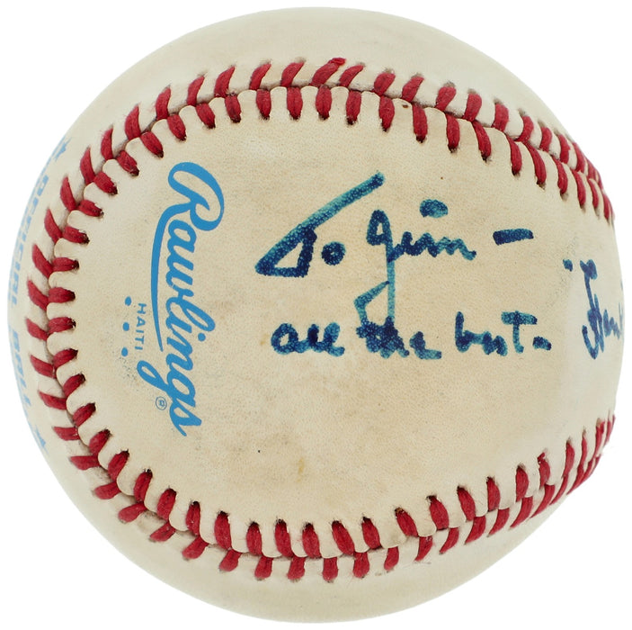 Hank Greenberg Single Signed American League Baseball Beckett Graded 9 MINT