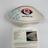 Bart Starr Signed The Quarterback Club Football JSA COA