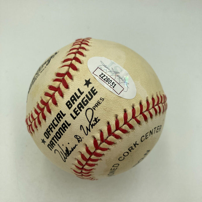 James Jimmy Stewart Signed National League Baseball JSA COA Movie Star Celebrity