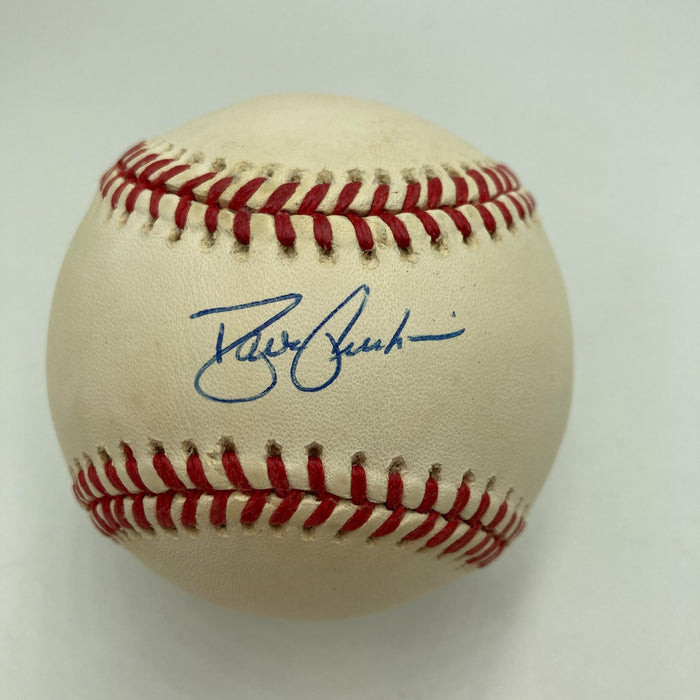David Justice Signed Official National League Baseball