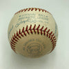 Satchel Paige Roger Maris Stan Musial HOF Legends Signed 1960's Baseball Beckett