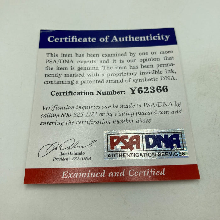 Phil Cavarretta 1945 MVP Cubs Signed Baseball PSA DNA COA