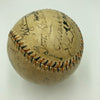 Christy Mathewson Babe Ruth Ty Cobb Ban Johnson Signed 1915 AL Baseball PSA DNA
