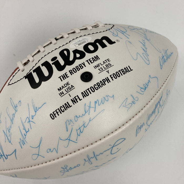1972 Miami Dolphins Super Bowl Champs Team Signed Wilson Football 40+ Sigs JSA