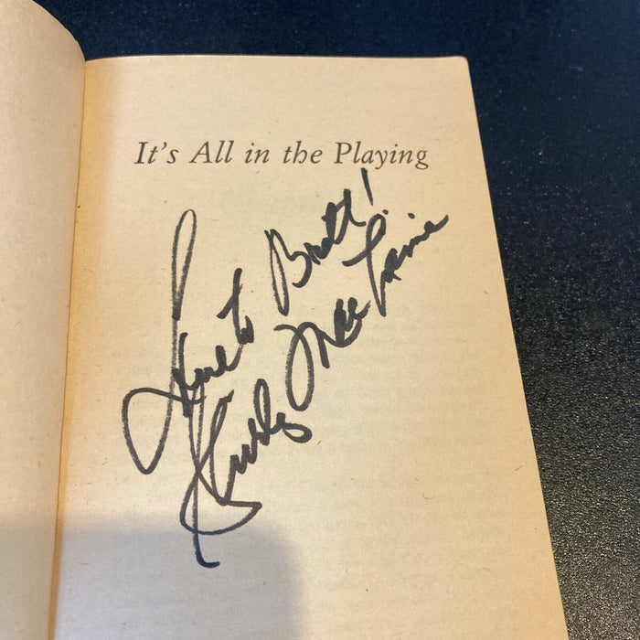 SHIRLEY MacLAINE Signed Autographed Book