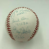 1978 New York Yankees World Series Champs Team Signed W.S. Baseball Steiner COA
