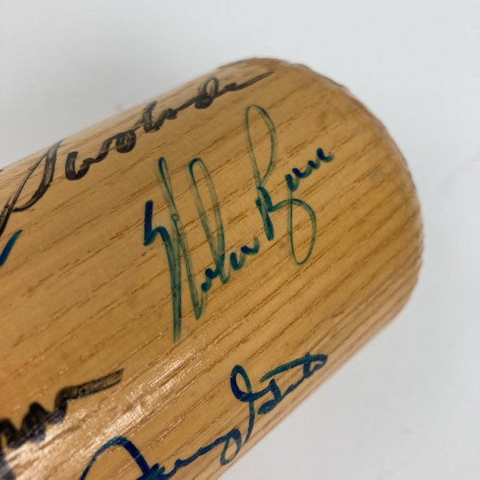 1969 New York Mets World Series Champs Team Signed Bat Nolan Ryan Tom Seaver JSA