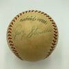 Rare George Snuffy Stirnweiss Single Signed Baseball Beckett COA