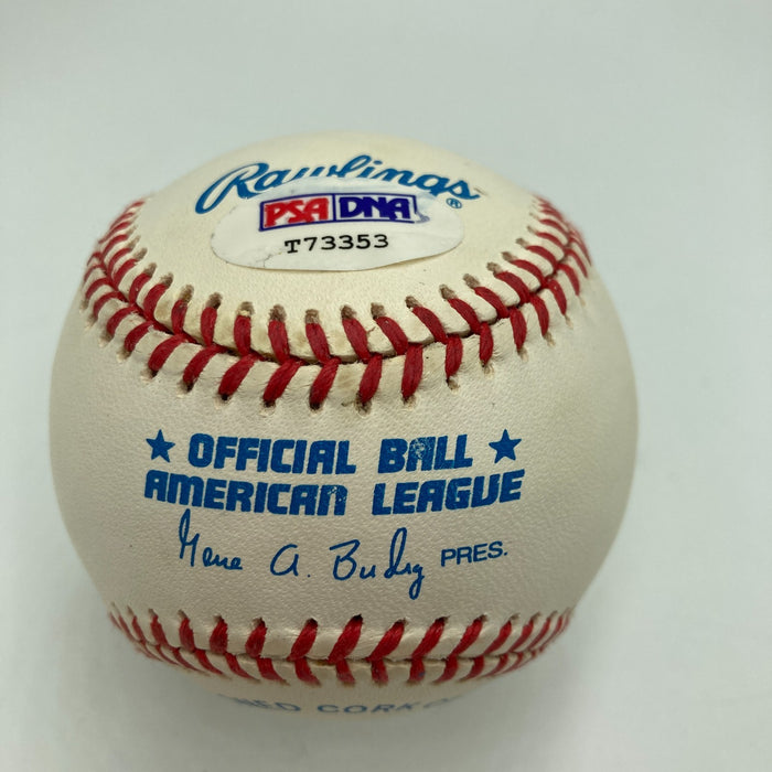 David Cone Signed American League Baseball PSA DNA COA