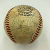 Hank Aaron 1960 Milwaukee Braves Team Signed Baseball JSA COA