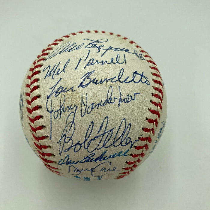 Beautiful No Hitter Pitchers Multi Signed Baseball 26 Sigs With Sandy Koufax JSA