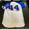 Hank Aaron Signed Authentic 1974 Atlanta Braves Game Jersey Upper Deck UDA COA