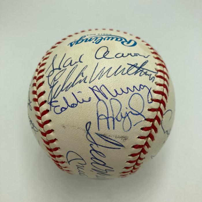 500 Home Run Signed Baseball With 21 Sigs! Mickey Mantle PSA DNA Graded 9 MINT