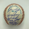 1961 New York Yankees World Series Champs Team Signed Baseball Mickey Mantle JSA