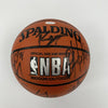 1993-94 Houston Rockets NBA Champs Team Signed Spalding NBA Basketball JSA COA