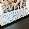 Magnificent 1998 New York Yankees WS Champs Team Signed Display Derek Jeter JSA