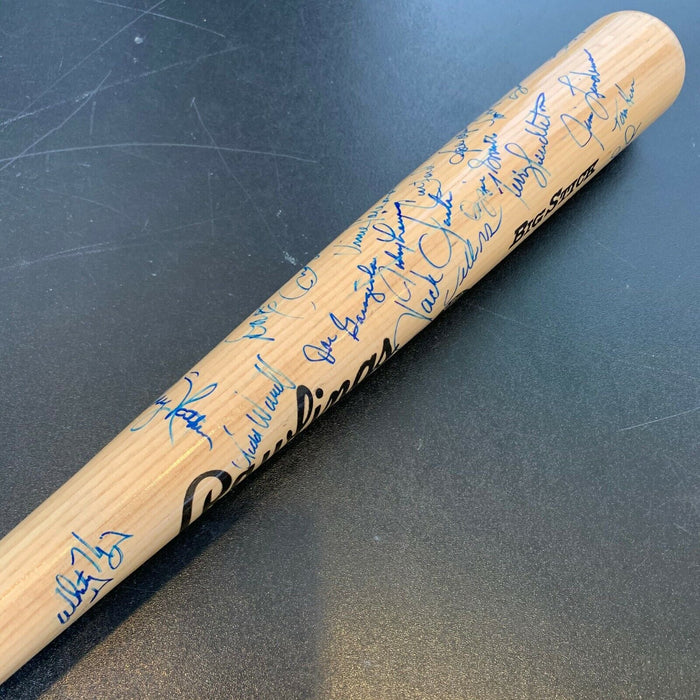 Rare 1987 St. Louis Cardinals NL Champs Team Signed Game Issued Bat With JSA COA