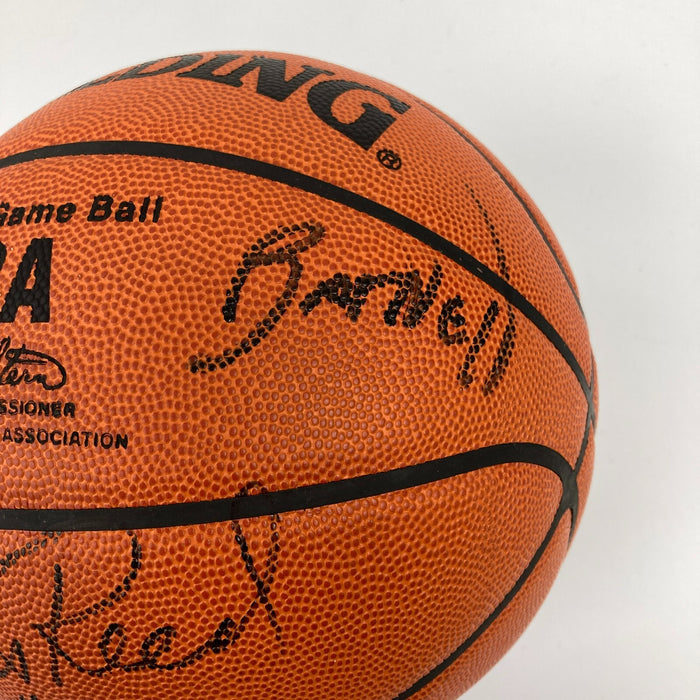 1972-73 New York Knicks NBA Champs Team Signed NBA Game Basketball JSA COA