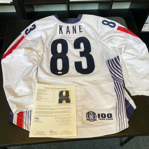 Patrick Kane Signed Game Issued Authentic Team USA Olympics Jersey With JSA COA