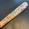 Beautiful Hall Of Fame Multi Signed Bat 53 Sigs Ted Williams Hank Aaron JSA