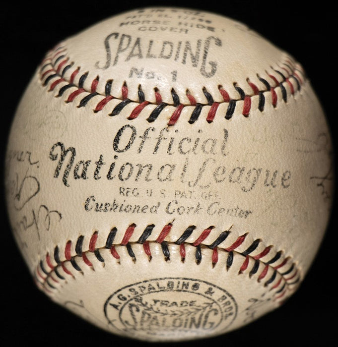 Stunning Honus Wagner 1933 Pittsburgh Pirates Team Signed Baseball Beckett COA