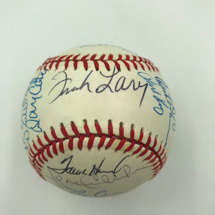 1991 Boston Red Sox Legends Old Timers Day Multi Signed Baseball 25 Sigs