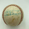 Mickey Mantle Joe Dimaggio 1961 Yankees WS Champs Signed Baseball JSA COA
