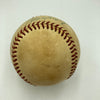 Willie Mays Signed 1970's Vintage National League Feeney Baseball JSA COA