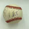 Al Alberts & Bobby Rydell Signed Autographed Baseball With JSA COA Movie Star