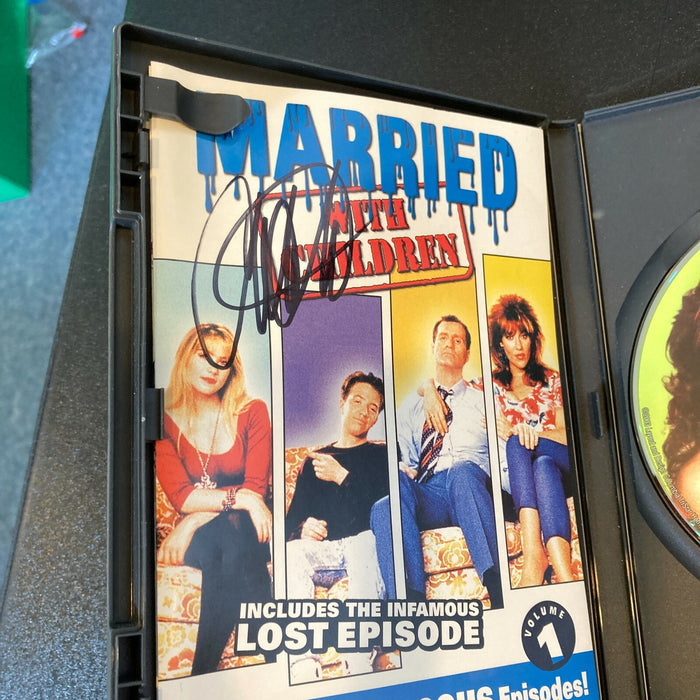 (2) Married With Children Cast Signed DVDs JSA Katey Sagal Faustino Applegate