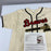 Warren Spahn Signed Autographed Milwaukee Braves Jersey With JSA COA