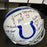 Lenny Moore Signed Heavily Inscribed Career STATS Baltimore Colts Helmet JSA COA