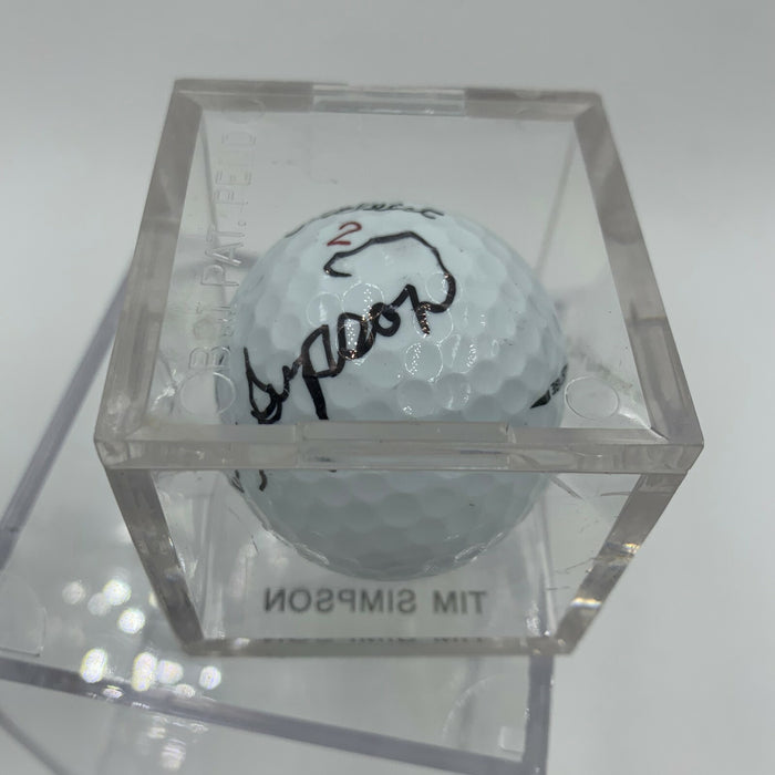 Tim Simpson Signed Autographed Golf Ball PGA With JSA COA