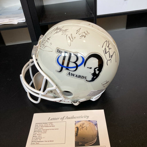 Peyton Manning & Junior Seau Multi Signed JB Awards Full Size Helmet JSA COA