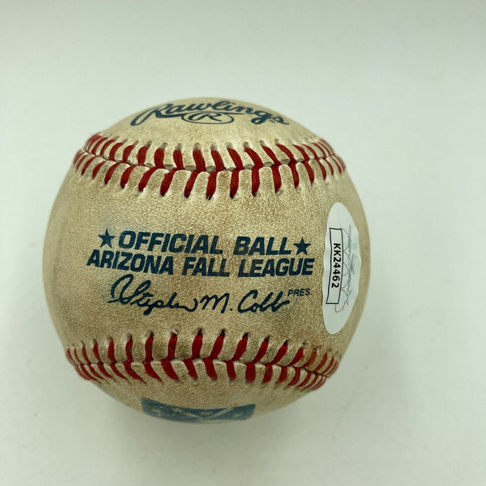 Addison Russell Pre Rookie Signed Minor League Game Used Baseball JSA COA