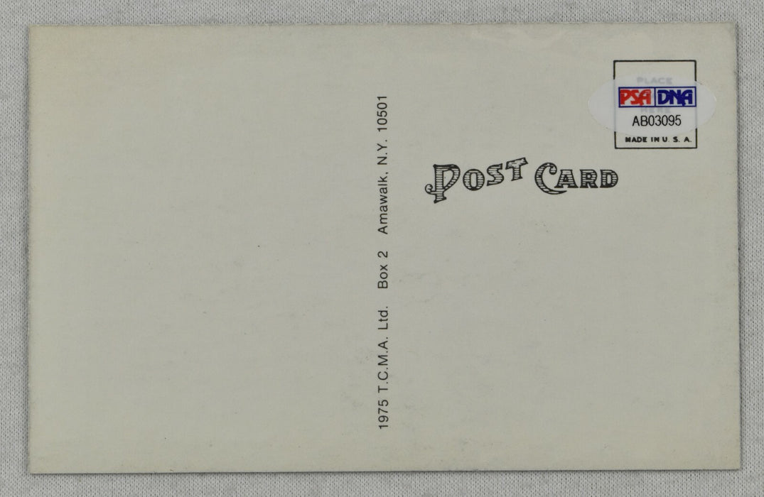 Hank Greenberg Signed Autographed 1975 TCMA All Time Greats Postcard PSA DNA COA