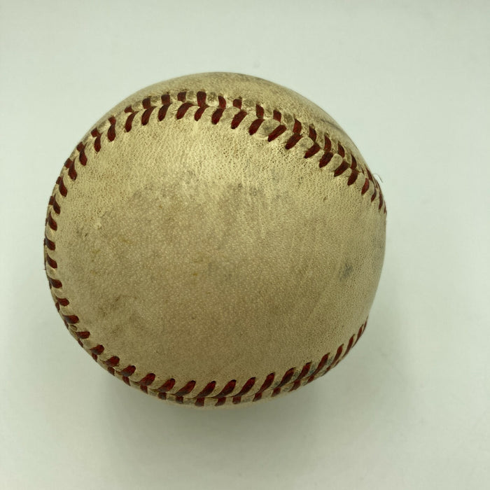 Stunning Tris Speaker Single Signed Official American League Baseball JSA COA