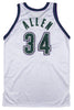 Ray Allen Game Used Team Issued Signed 1999 Milwaukee Bucks Jersey PSA & MEARS