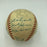 1957 New York Yankees AL Champs Team Signed Baseball Mickey Mantle PSA DNA COA