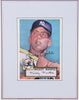 Beautiful 1952 Topps Mickey Mantle Signed Framed Photo PSA DNA COA