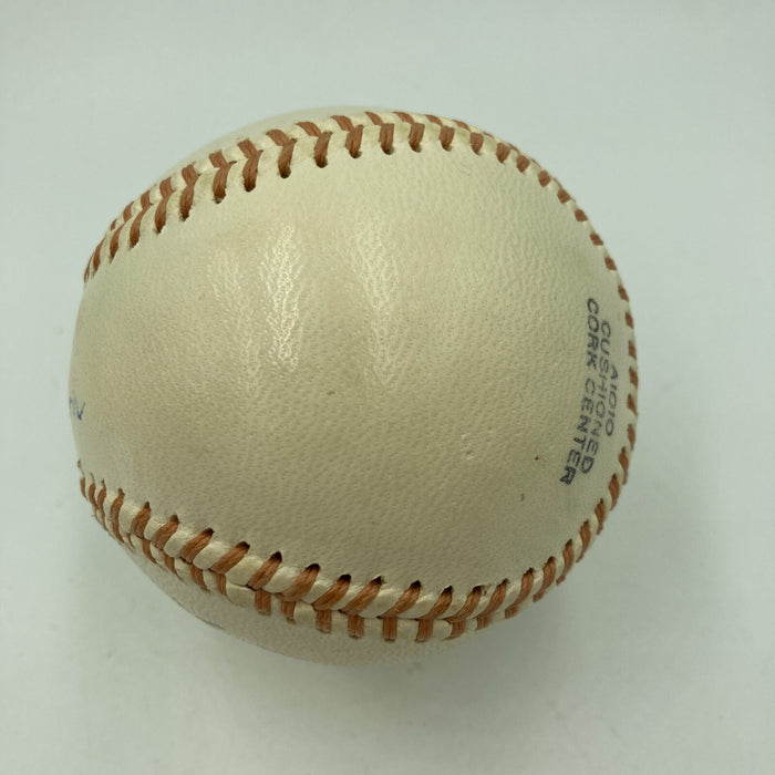 Beautiful Joe Gordon Single Signed Baseball JSA COA Hall Of Fame