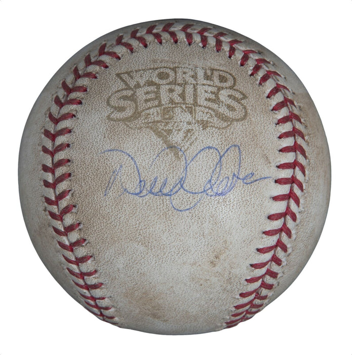 Derek Jeter Signed 2009 World Series Game 1 Game Used Baseball Steiner COA