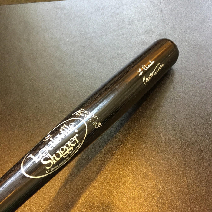 Rare Leo Durocher Signed Louisville Slugger Game Model Bat With JSA COA